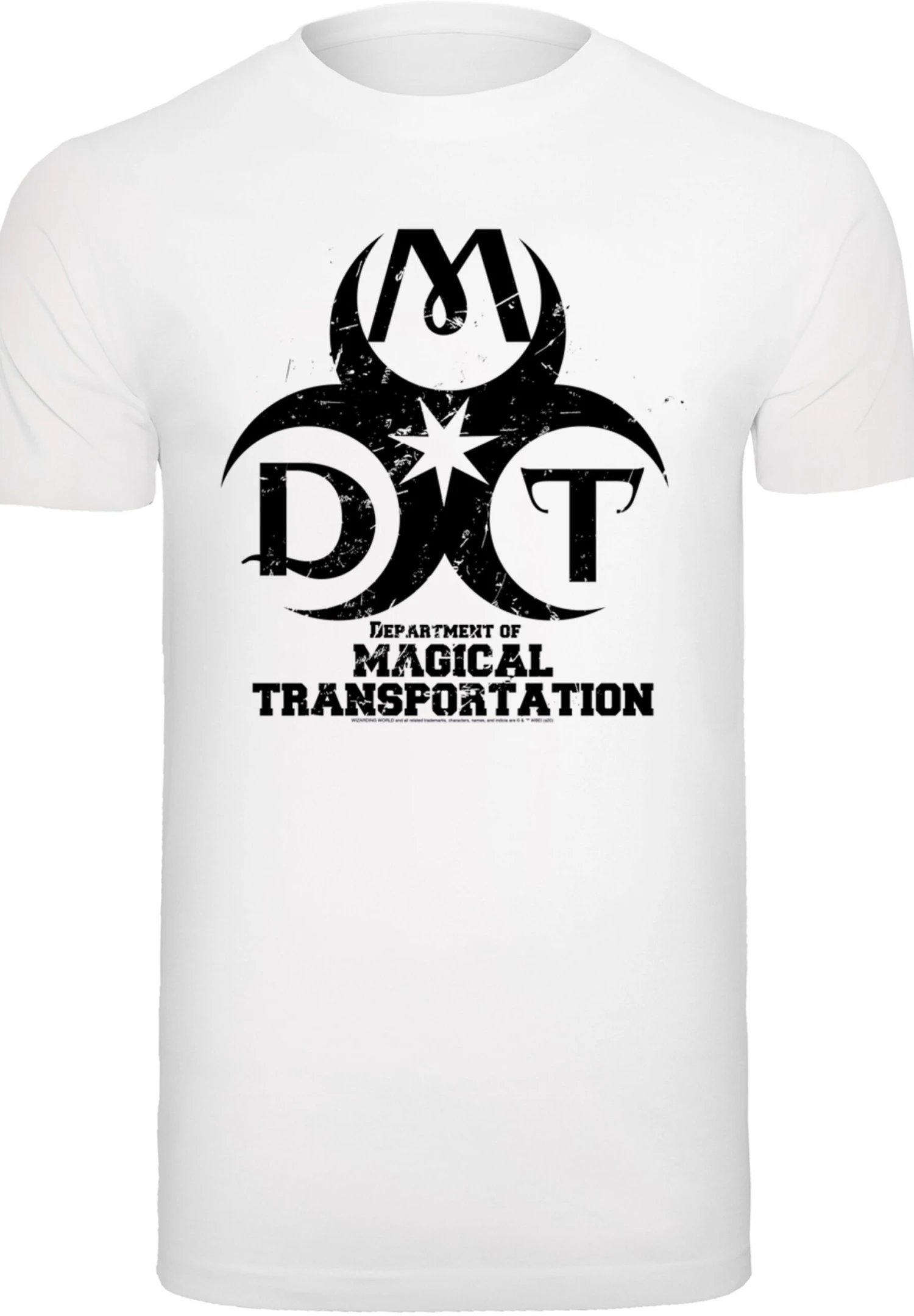 F4NT4STIC Harry Potter Department Of Magical Transportation Logo - T-Shirt Print - White 8 F4NT4STIC Harry Potter Department Of Magical Transportation Logo - T-Shirt Print - White - Afbeelding 6
