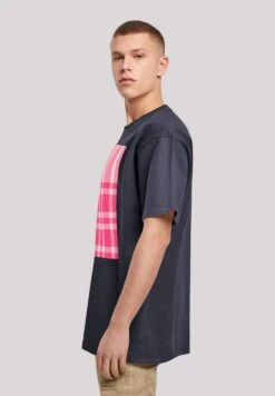 F4NT4STIC Karo- T-Shirt Print - Navy -F4Nt4Stic 51f92babaacd4f8b9a1302d14377a7e7