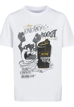 F4NT4STIC Looney Tunes Taz Energy Boost - T-Shirt Print - White -F4Nt4Stic 53168494954d4ed582951eae7b3cb868