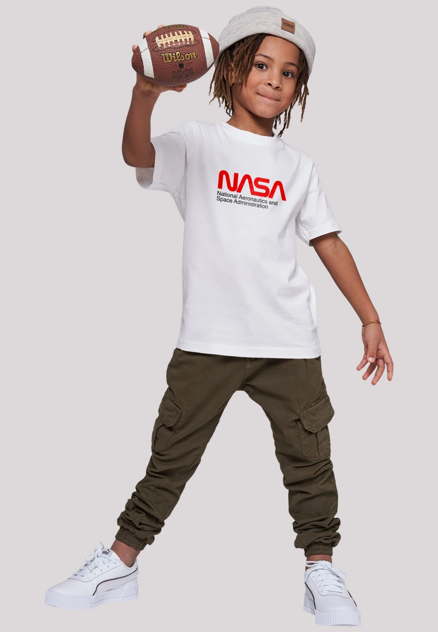 F4NT4STIC Nasa Aeronautics And Space - T-Shirt Print - White 3 F4NT4STIC Nasa Aeronautics And Space - T-Shirt Print - White
