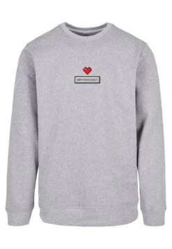 F4NT4STIC Pixel Herz Happy New Year Silvester - Sweater - Heather Grey 14 F4NT4STIC Pixel Herz Happy New Year Silvester - Sweater - Heather Grey -F4Nt4Stic 5500d13f299745e5aeccc924516afc32