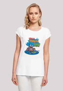 F4NT4STIC Super Friends Batman Joker Christmas With Ex - T-Shirt Print - White