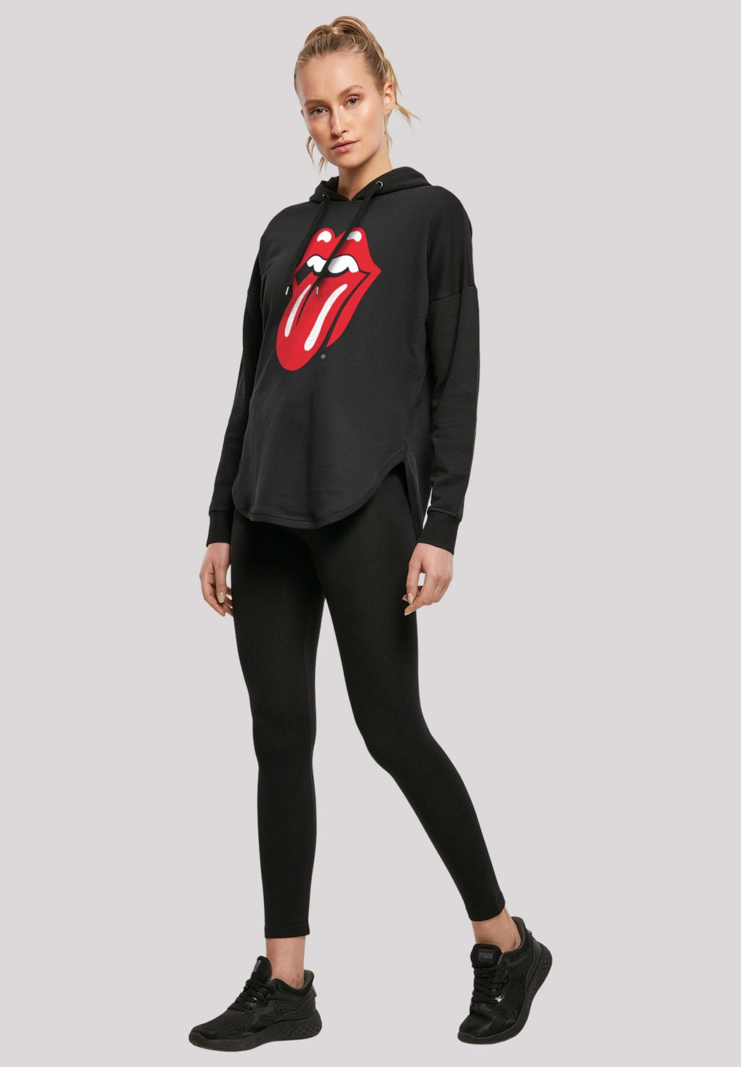 F4NT4STIC The Rolling Stones Rockband Classic Tongue- Hoodie - Black 4 F4NT4STIC The Rolling Stones Rockband Classic Tongue- Hoodie - Black - Afbeelding 2