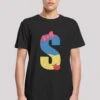 F4NT4STIC Disney Alphabet S Is For Snow White - T-Shirt Print - Black -F4Nt4Stic 564268f2fb4e4ab29299b09fd4e46605
