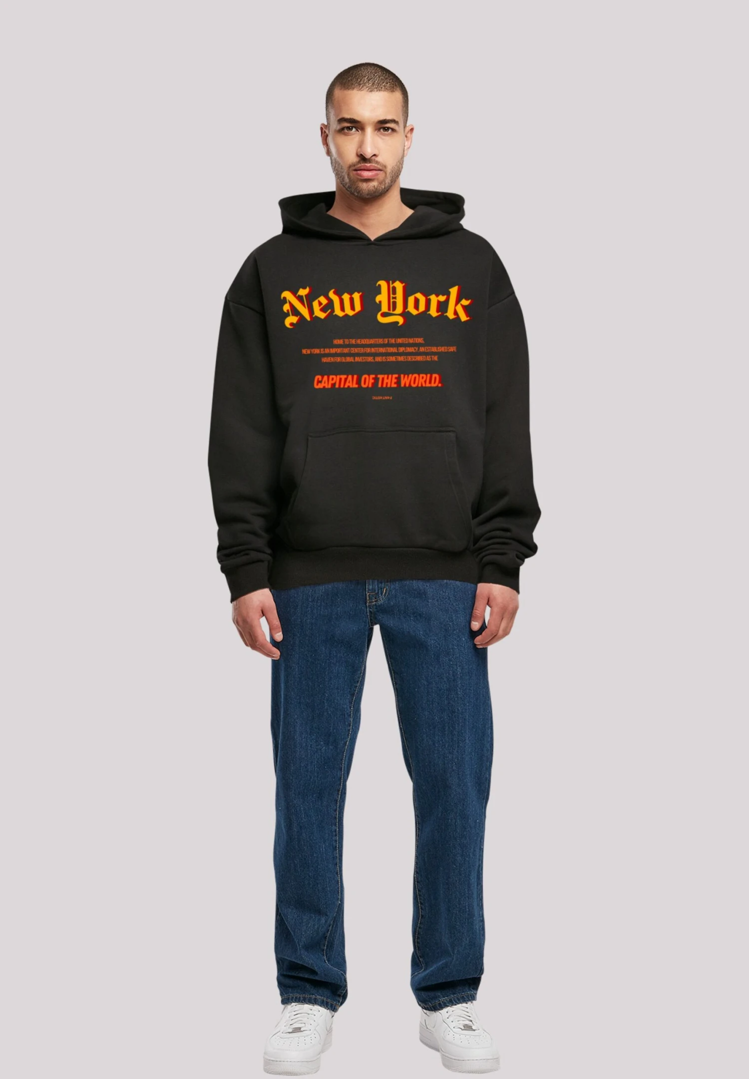 F4NT4STIC New York Oversize - Hoodie - Schwarz 4 F4NT4STIC New York Oversize - Hoodie - Schwarz - Afbeelding 2