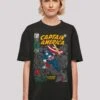 F4NT4STIC Marvel Captain America Album Issue Cover - T-Shirt Print - Black -F4Nt4Stic 5a3bdfc329964497a13c2616f74cde88