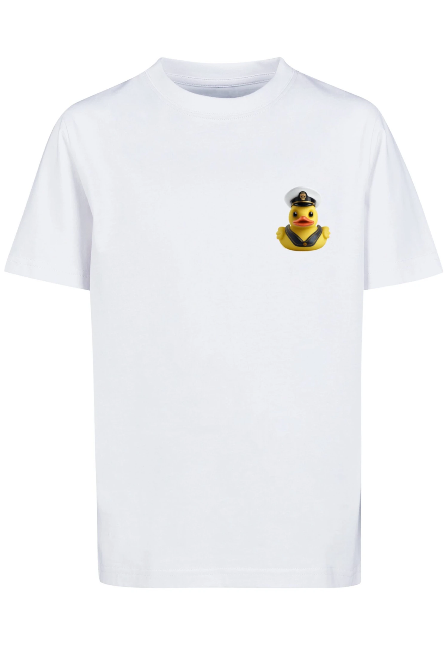 F4NT4STIC Rubber Duck Captain Unisex - T-Shirt Print - Weiß 8 F4NT4STIC Rubber Duck Captain Unisex - T-Shirt Print - Weiß - Afbeelding 6