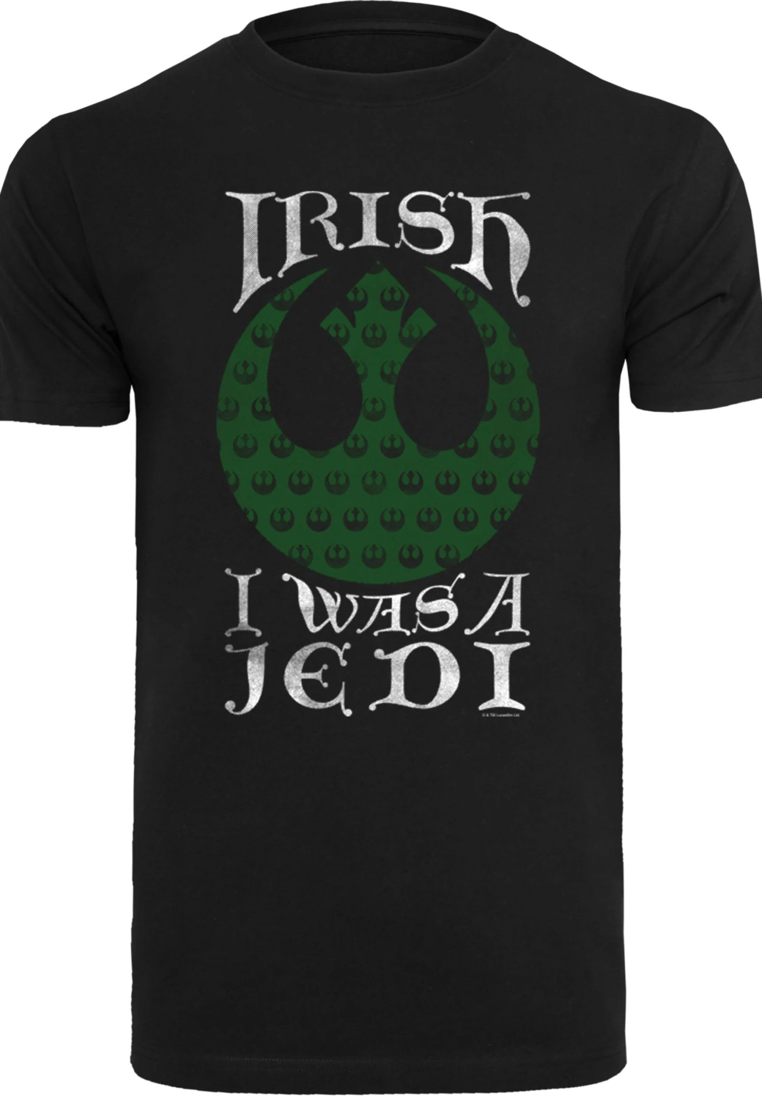 F4NT4STIC Star Wars Irish I Was A Jedi - T-Shirt Print - Black 8 F4NT4STIC Star Wars Irish I Was A Jedi - T-Shirt Print - Black - Afbeelding 6