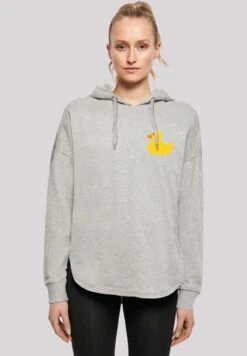 F4NT4STIC Yellow Rubber Duck Oversize - Hoodie - Grey