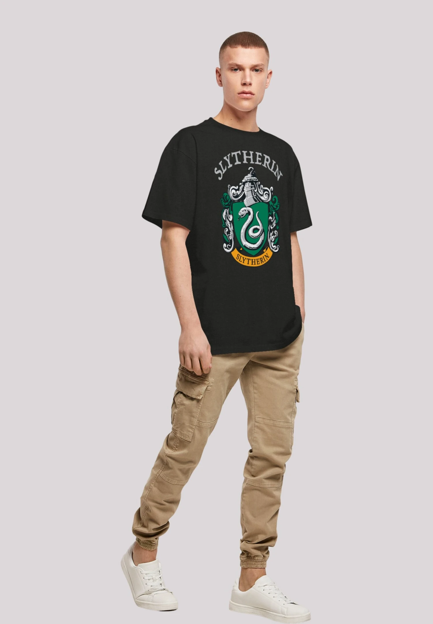 F4NT4STIC Harry Potter Slytherin Crest - T-Shirt Print - Black 4 F4NT4STIC Harry Potter Slytherin Crest - T-Shirt Print - Black - Afbeelding 2