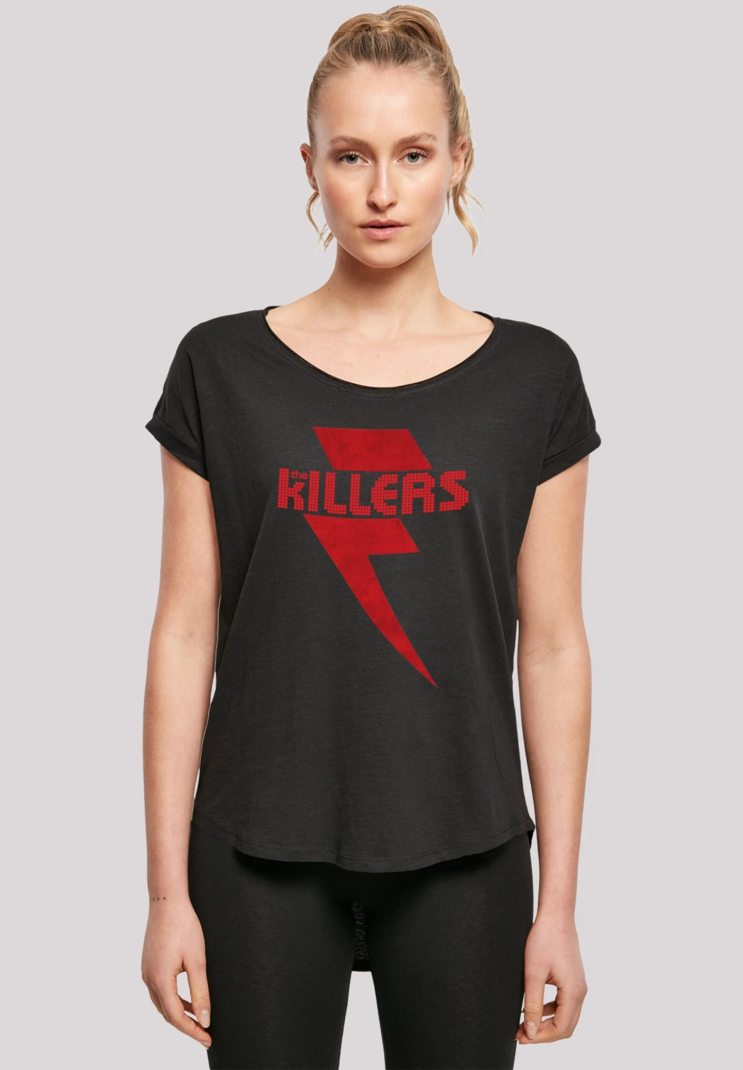 F4NT4STIC The Killers Rock BandBolt - T-Shirt Print - Black 3 F4NT4STIC The Killers Rock BandBolt - T-Shirt Print - Black