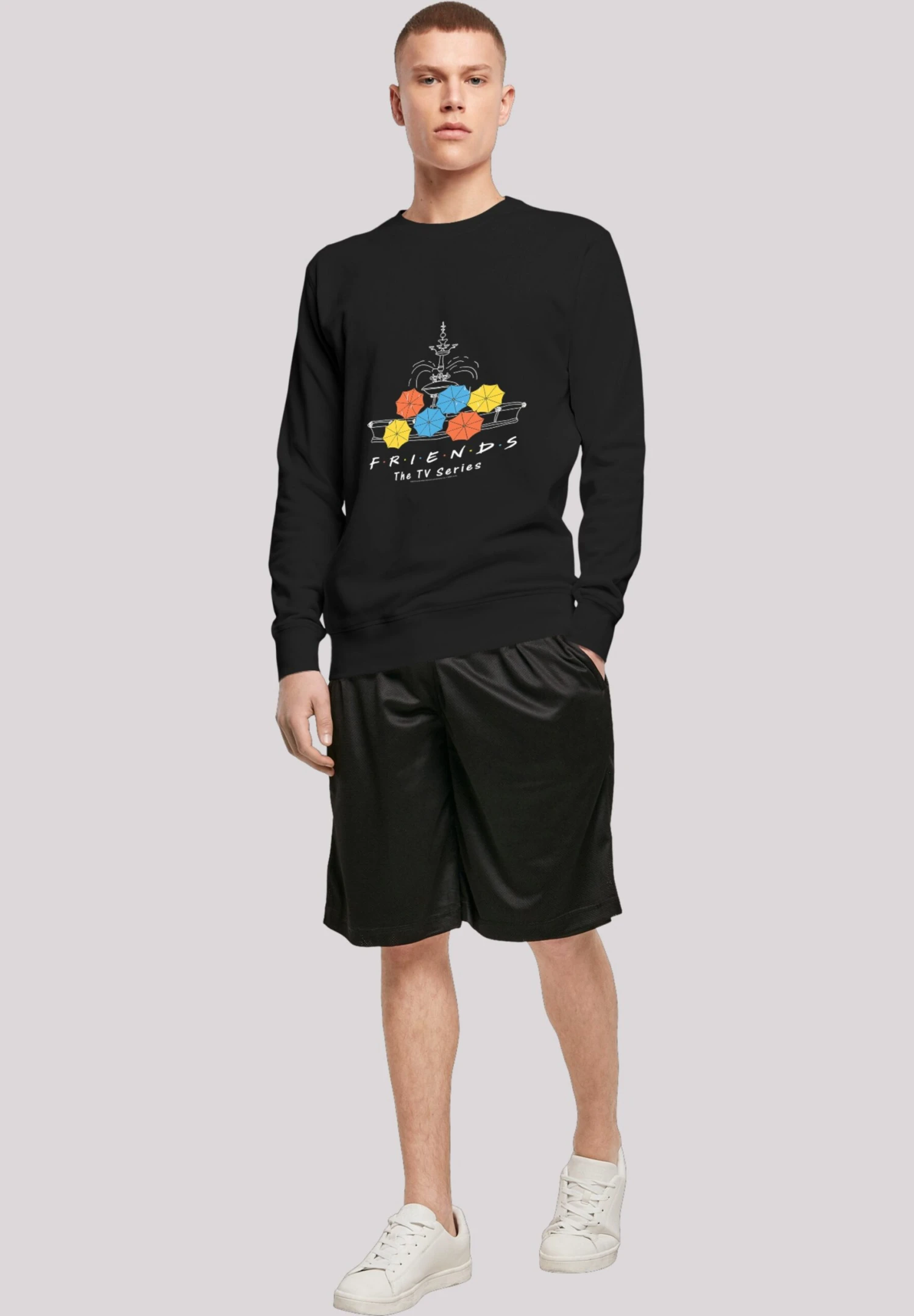 F4NT4STIC Friends Tv Serie Umbrella - Sweater - Black 4 F4NT4STIC Friends Tv Serie Umbrella - Sweater - Black - Afbeelding 2