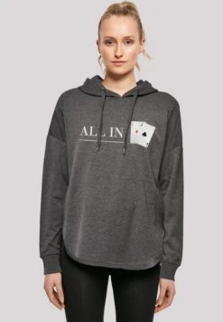F4NT4STIC Poker All In Karten - Hoodie - Charcoal
