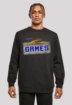 F4NT4STIC Retro Gaming California Games Plate - Sweater - Black