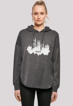 F4NT4STIC Cities Collection - Munich Skyline - Hoodie - Charcoal