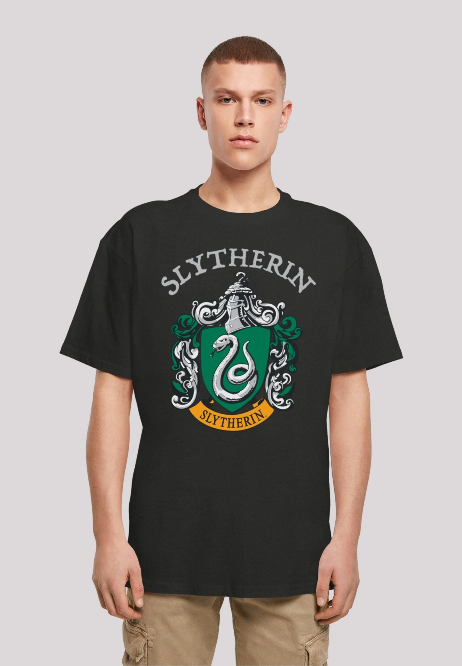 F4NT4STIC Harry Potter Slytherin Crest - T-Shirt Print - Black 3 F4NT4STIC Harry Potter Slytherin Crest - T-Shirt Print - Black