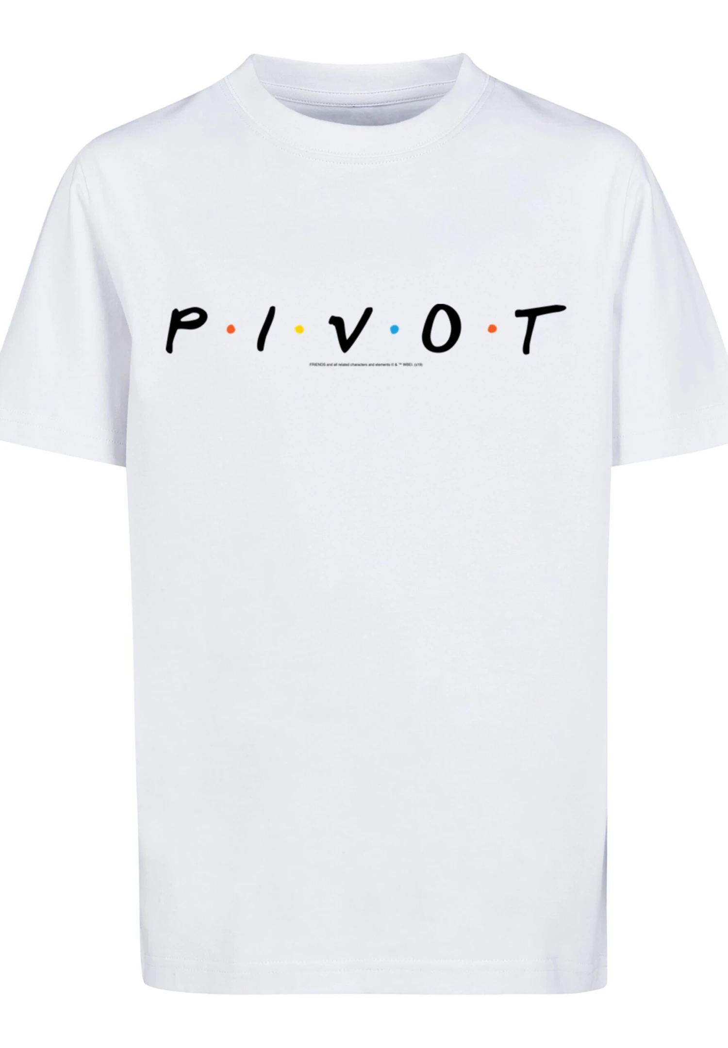F4NT4STIC Friends Tv Serie Pivot Logo - T-Shirt Print - White 8 F4NT4STIC Friends Tv Serie Pivot Logo - T-Shirt Print - White - Afbeelding 6