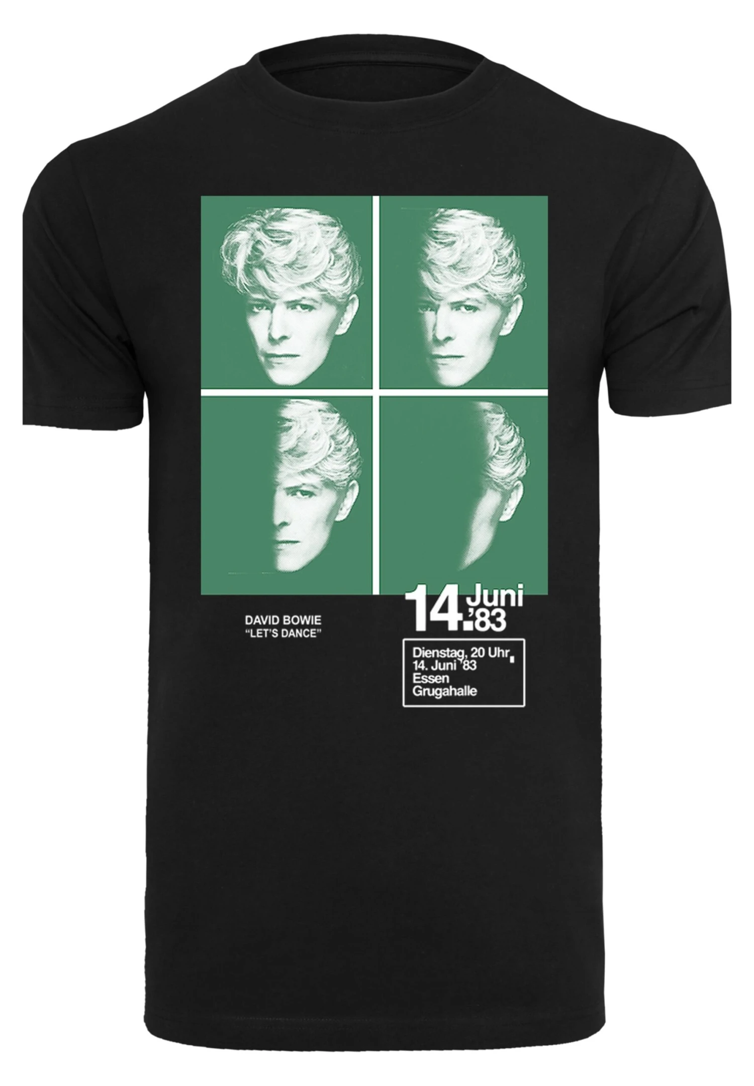 F4NT4STIC David Bowie 1983 Concert Poster - T-Shirt Print - Black 8 F4NT4STIC David Bowie 1983 Concert Poster - T-Shirt Print - Black - Afbeelding 6