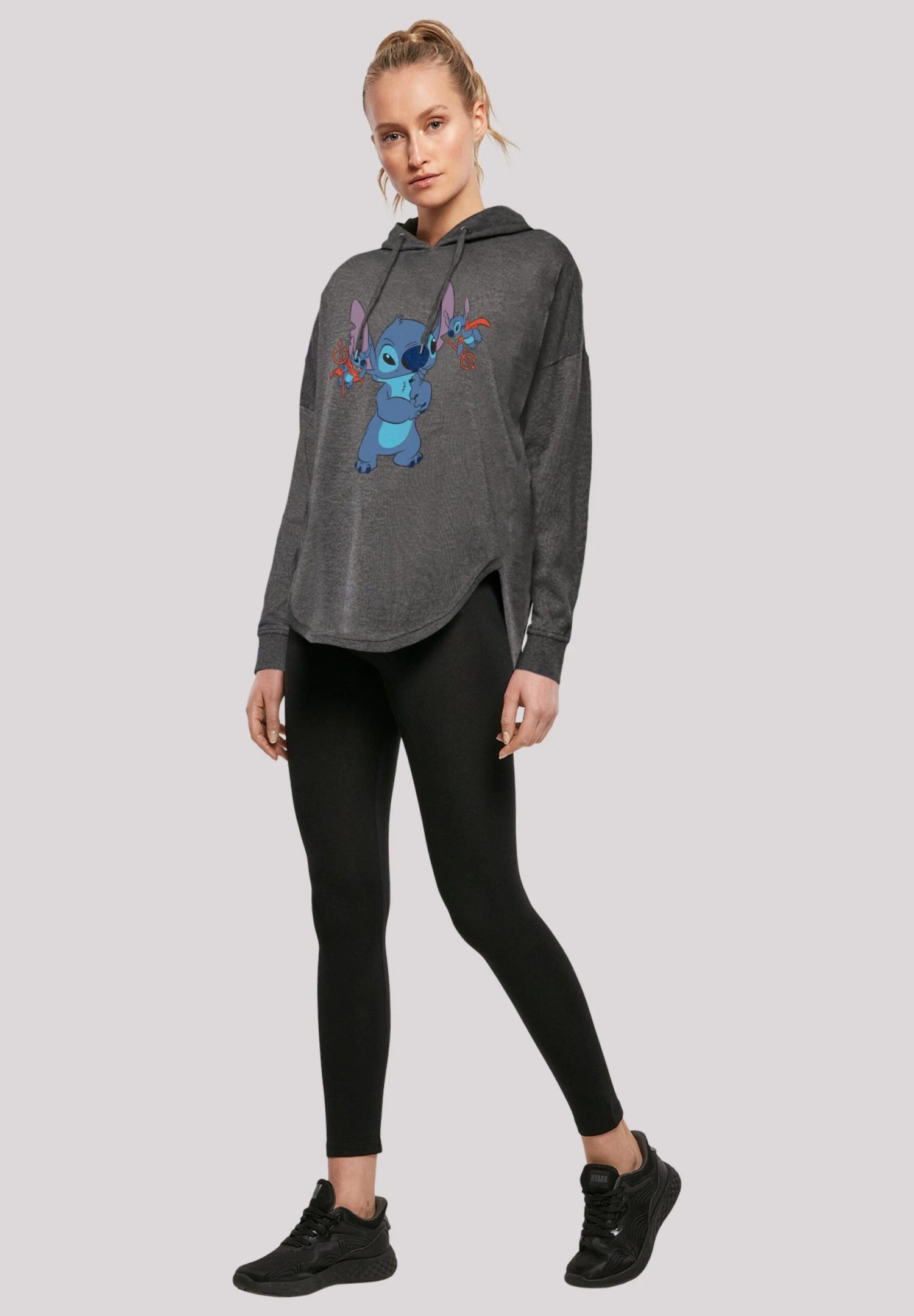 F4NT4STIC Disney Lilo Und Stitch Little Devils - Hoodie - Charcoal 4 F4NT4STIC Disney Lilo Und Stitch Little Devils - Hoodie - Charcoal - Afbeelding 2
