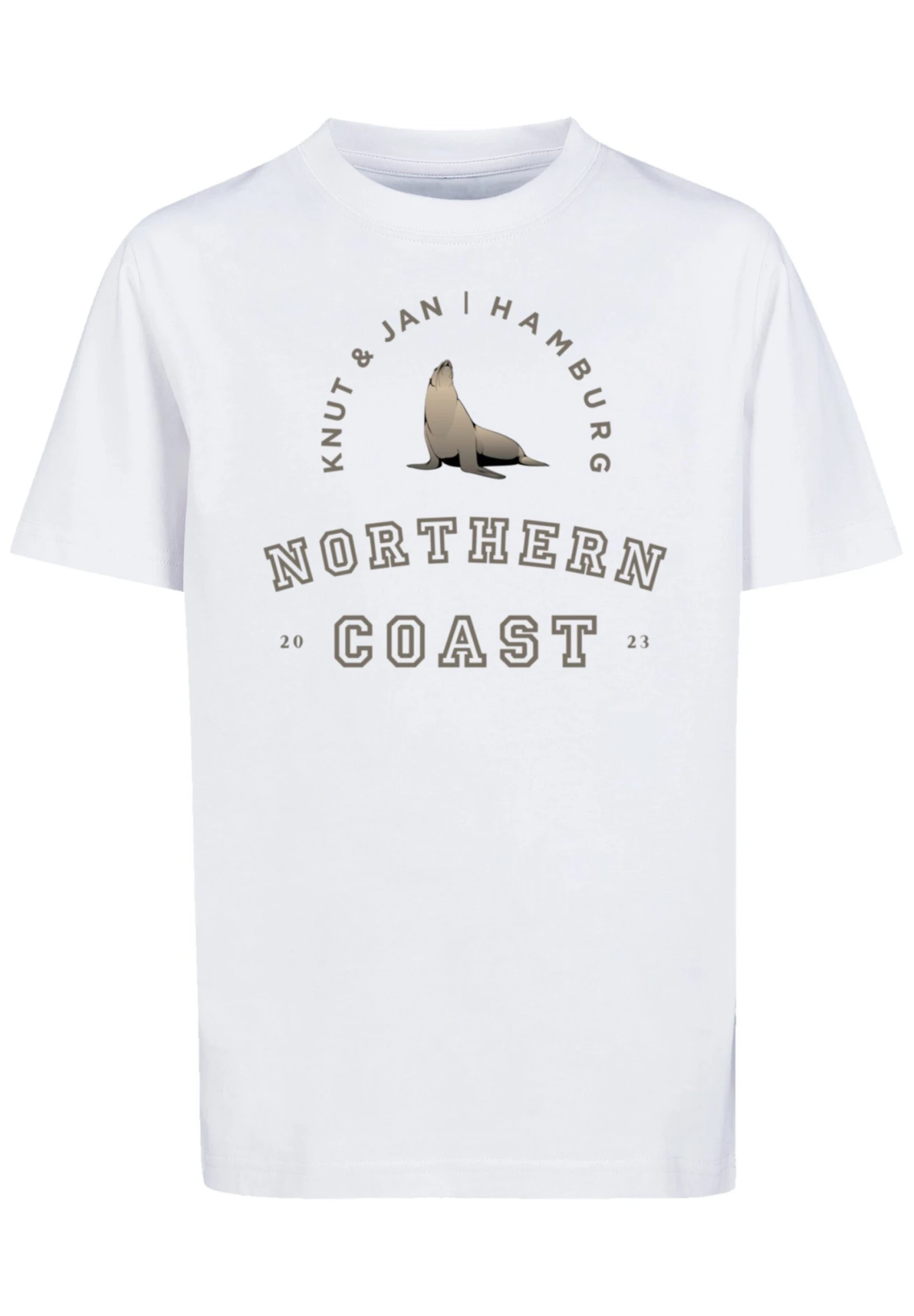 F4NT4STIC Robbe Knut Jan Hamburg - T-Shirt Print - Weiß 8 F4NT4STIC Robbe Knut Jan Hamburg - T-Shirt Print - Weiß - Afbeelding 6