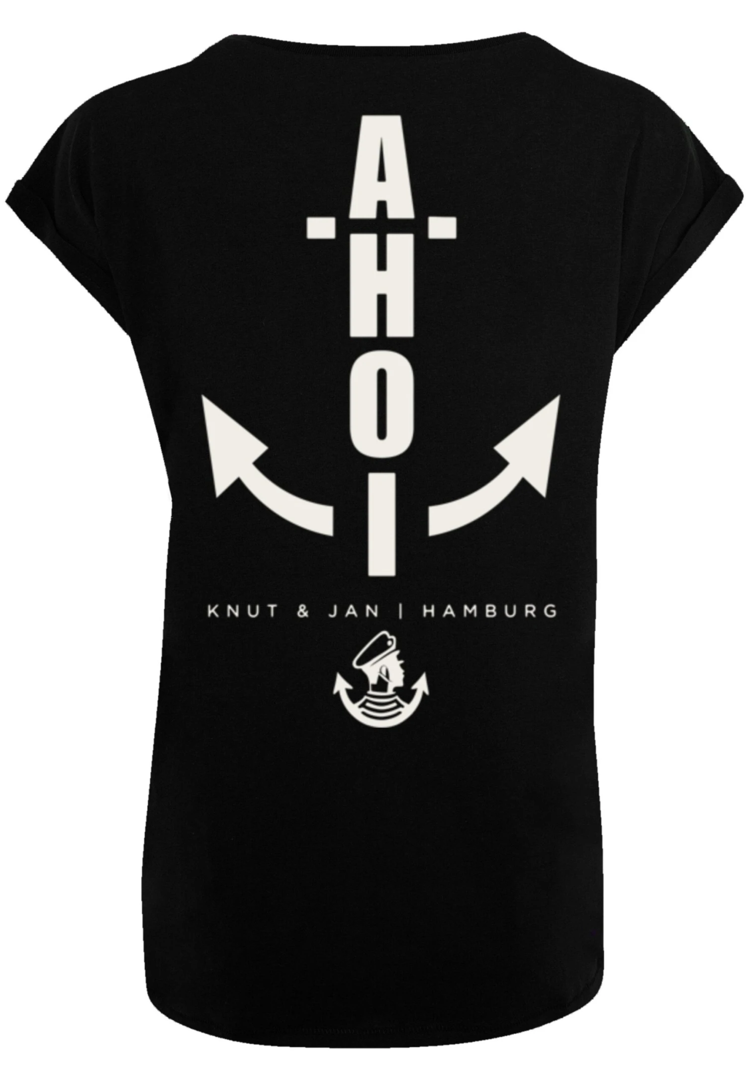 F4NT4STIC Ahoi Anker Knut Jan Hamburg - T-Shirt Print - Schwarz 3 F4NT4STIC Ahoi Anker Knut Jan Hamburg - T-Shirt Print - Schwarz