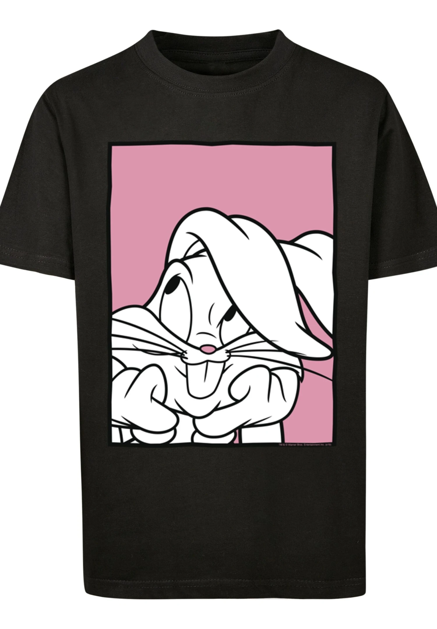 F4NT4STIC Looney Tunes Bugs Bunny Adore - T-Shirt Print - Black 8 F4NT4STIC Looney Tunes Bugs Bunny Adore - T-Shirt Print - Black - Afbeelding 6