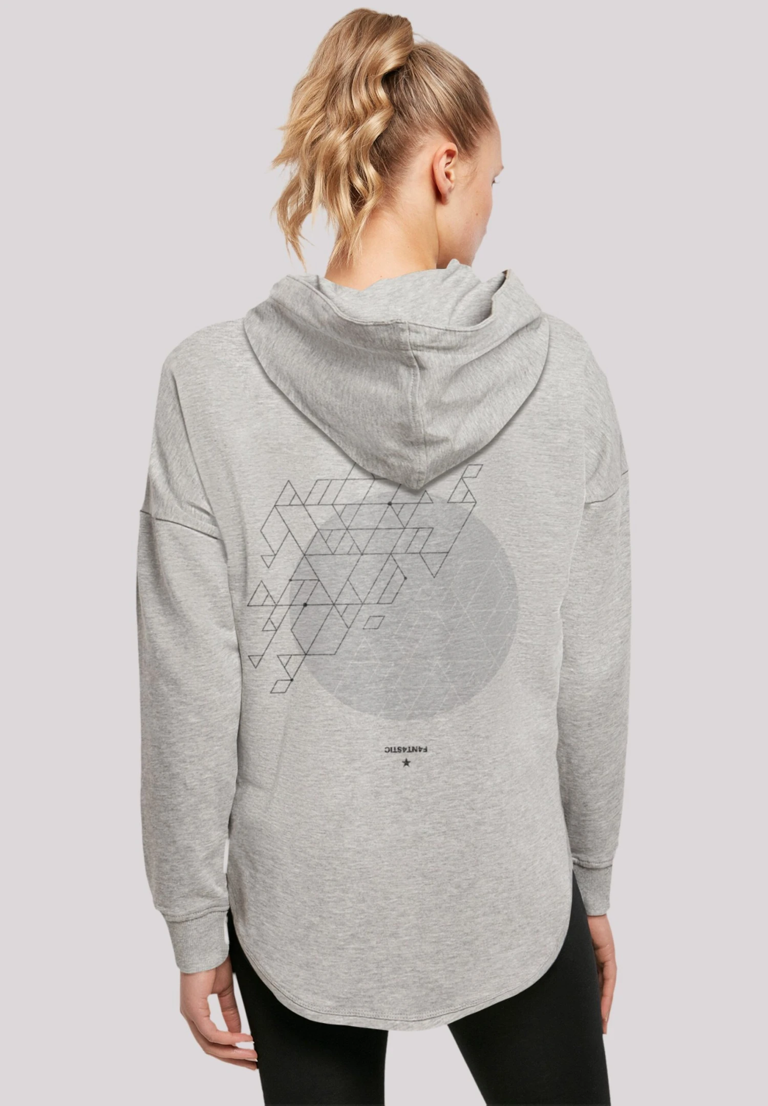F4NT4STIC Geometrics- Hoodie - Grey 3 F4NT4STIC Geometrics- Hoodie - Grey
