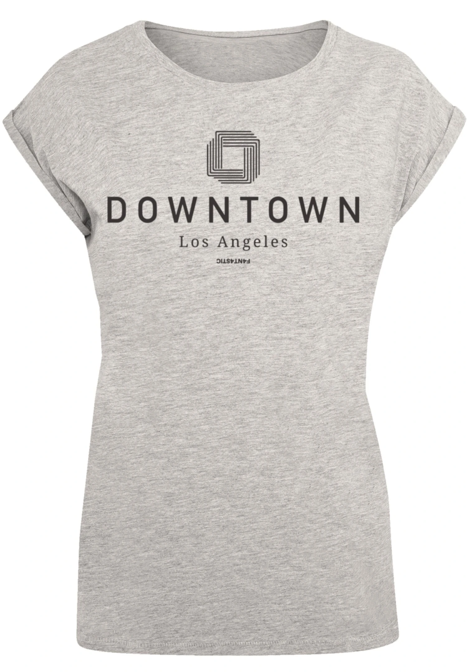 F4NT4STIC Downtown La Muster - T-Shirt Print - Heather Grey 3 F4NT4STIC Downtown La Muster - T-Shirt Print - Heather Grey