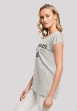 F4NT4STIC Go North KnutJan Hamburg - T-Shirt Print - Heather Grey -F4Nt4Stic 65256696f8b347dd8e203befda7c1e80