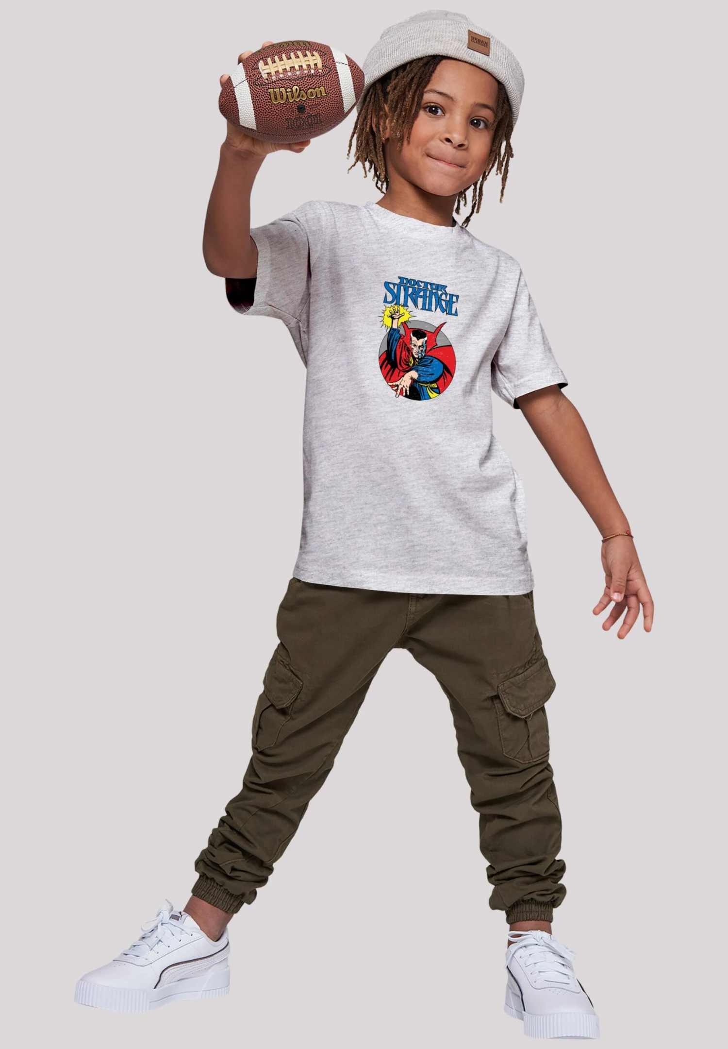 F4NT4STIC Marvel Doctor Strange Circle - T-Shirt Print - Heather Grey 3 F4NT4STIC Marvel Doctor Strange Circle - T-Shirt Print - Heather Grey