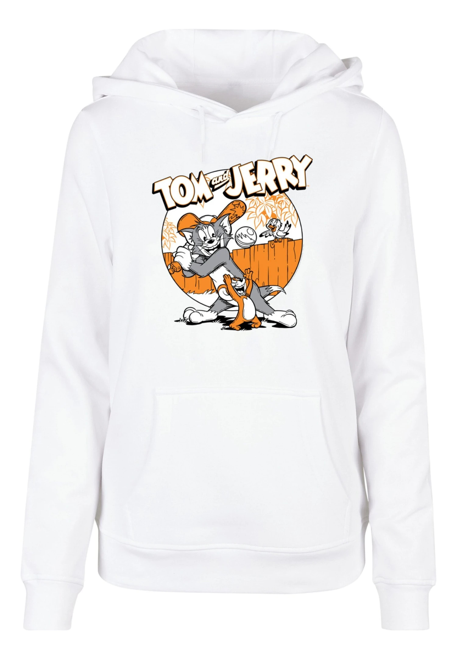 F4NT4STIC Tom Und Jerry Play Baseball - Hoodie - White 8 F4NT4STIC Tom Und Jerry Play Baseball - Hoodie - White - Afbeelding 6