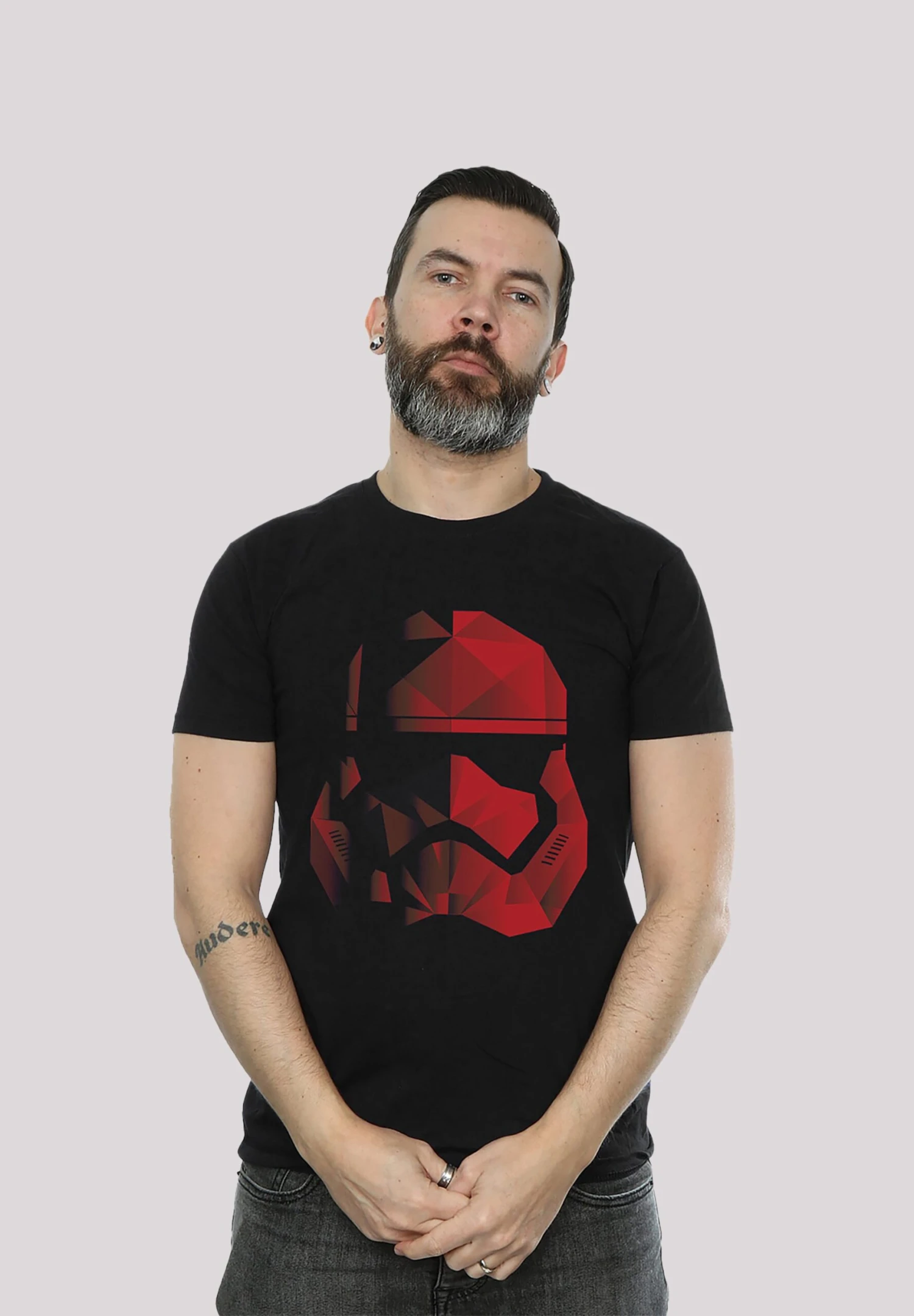 F4NT4STIC Star Wars The Last Jedi Cubist Stromtrooper Helm- T-Shirt Print - Black 3 F4NT4STIC Star Wars The Last Jedi Cubist Stromtrooper Helm- T-Shirt Print - Black