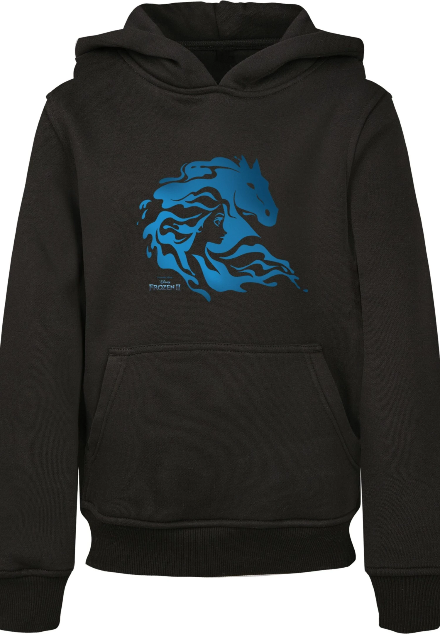 F4NT4STIC Disney Frozen Nokk Water Spirit Horse Silhouette - Hoodie - Black 8 F4NT4STIC Disney Frozen Nokk Water Spirit Horse Silhouette - Hoodie - Black - Afbeelding 6