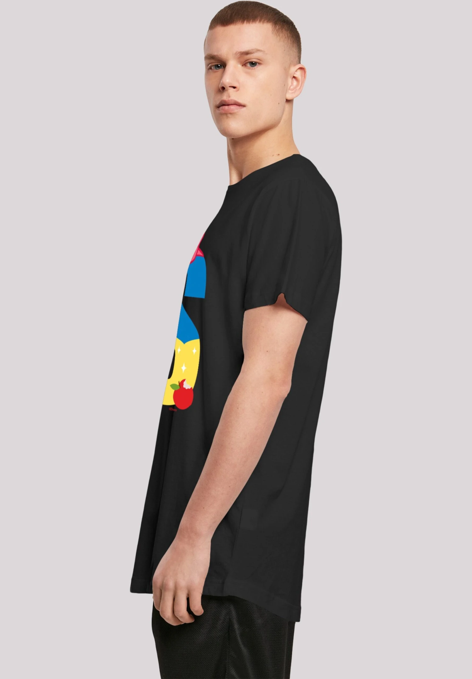 F4NT4STIC Disney Alphabet S Is For Snow White - T-Shirt Print - Black 7 F4NT4STIC Disney Alphabet S Is For Snow White - T-Shirt Print - Black - Afbeelding 5