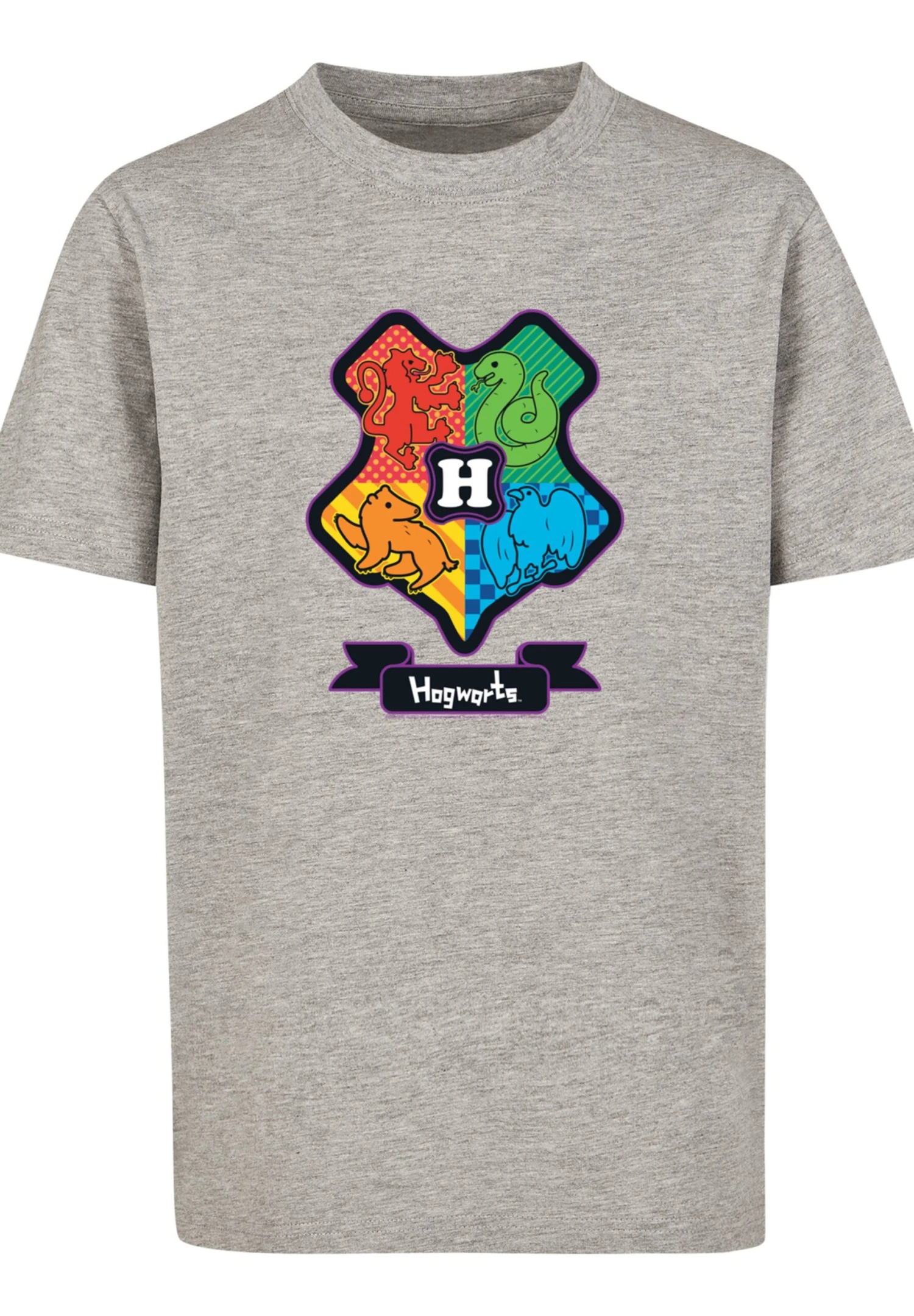 F4NT4STIC Harry Potter Hogwarts Junior Crest - T-Shirt Print - Heather Grey 8 F4NT4STIC Harry Potter Hogwarts Junior Crest - T-Shirt Print - Heather Grey - Afbeelding 6