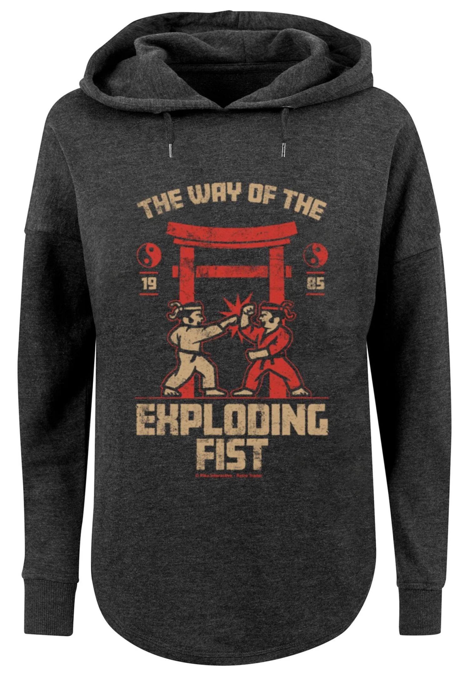 F4NT4STIC Retro Gaming The Way Of The Exploding Fist - Hoodie - Charcoal 8 F4NT4STIC Retro Gaming The Way Of The Exploding Fist - Hoodie - Charcoal - Afbeelding 6