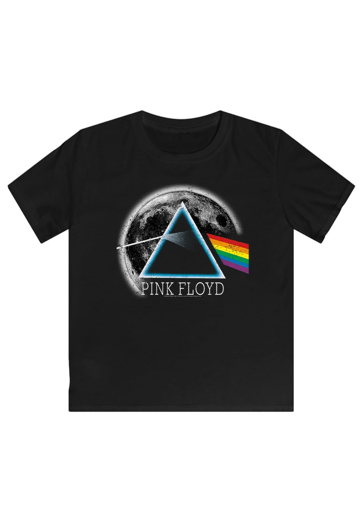 F4NT4STIC Pink Floyd Dark Side Of The Moon Distressed - Premium Rock Metal - T-Shirt Print - Black 3 F4NT4STIC Pink Floyd Dark Side Of The Moon Distressed - Premium Rock Metal - T-Shirt Print - Black