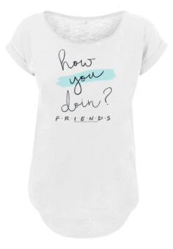 F4NT4STIC Friends How You Doin Handwriting - T-Shirt Print - White -F4Nt4Stic 6f5f146799f040efa8a51624f8b6f9c2