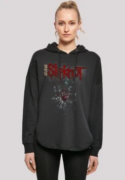 F4NT4STIC Slipknot Metal Band Shattered Glass - Hoodie - Black