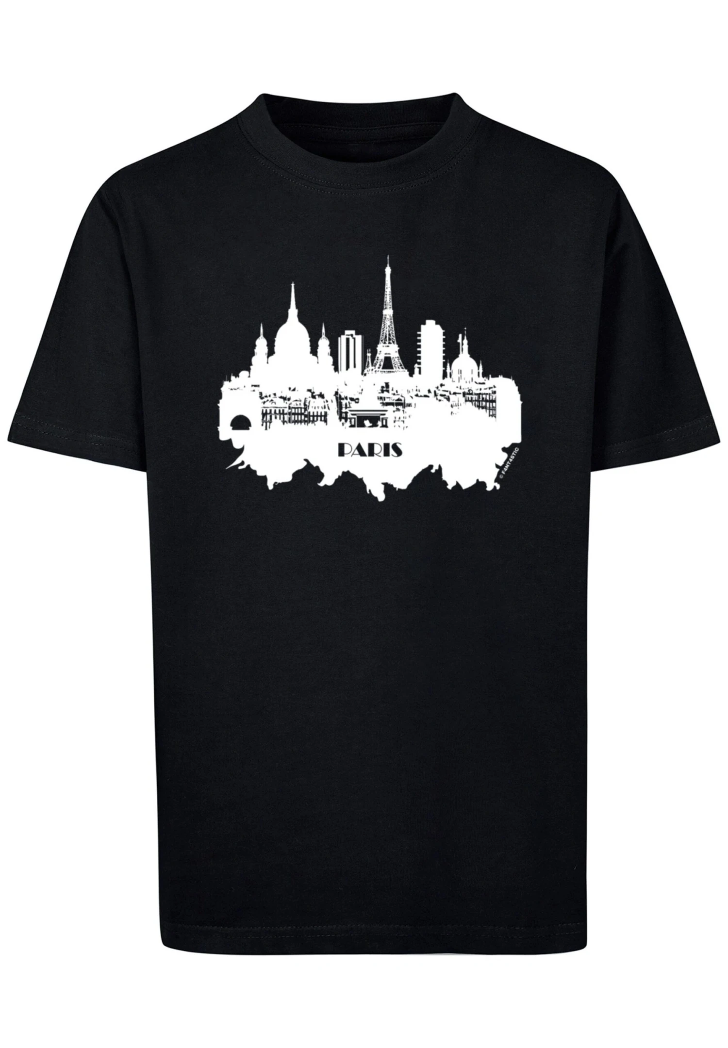F4NT4STIC Paris SkylineUnisex - T-Shirt Print - Schwarz 8 F4NT4STIC Paris SkylineUnisex - T-Shirt Print - Schwarz - Afbeelding 6