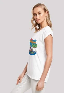 F4NT4STIC Super Friends Batman Joker Christmas With Ex - T-Shirt Print - White -F4Nt4Stic 70ecb35d9c464d7b82d06832cba07b70