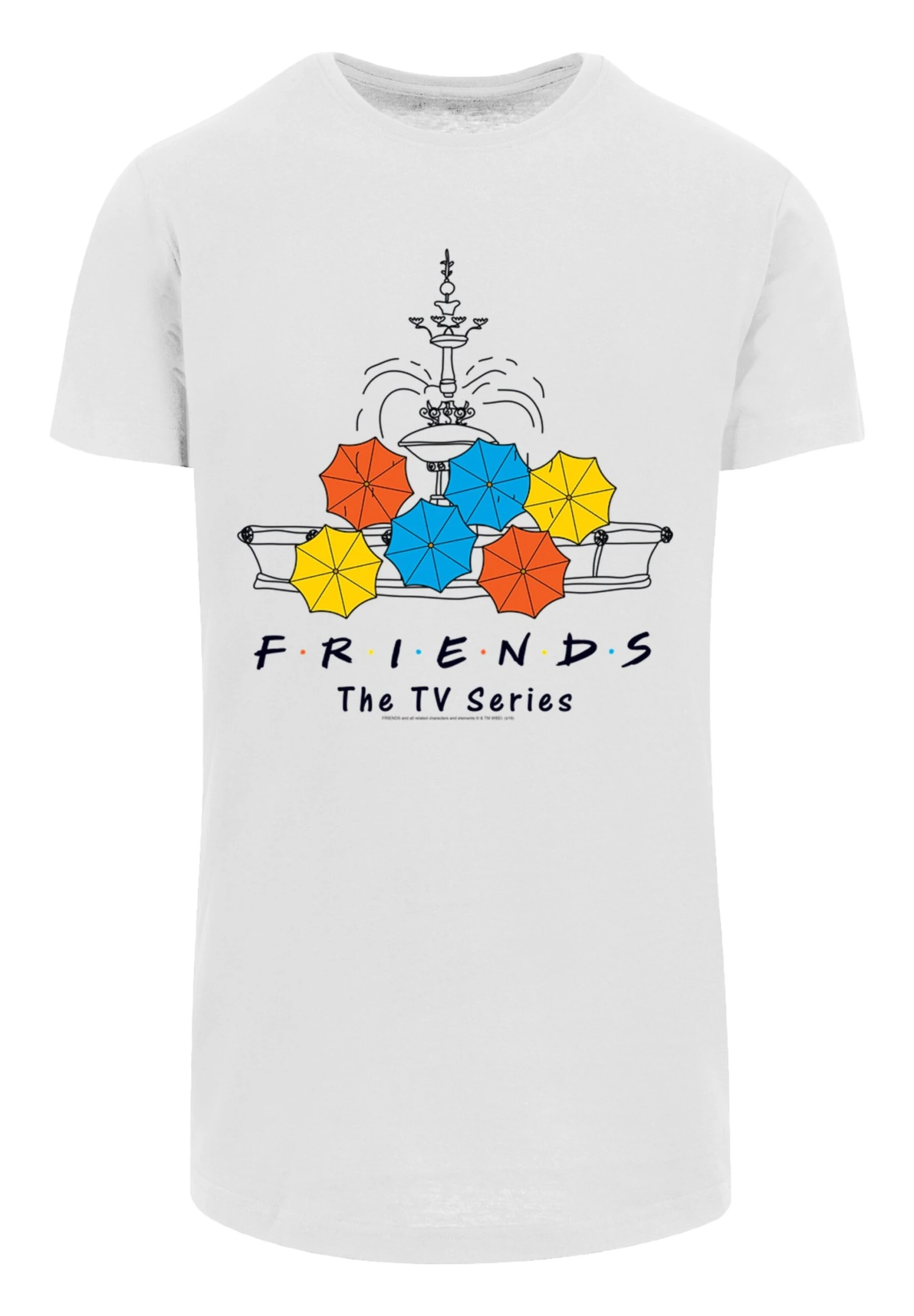 F4NT4STIC Friends Tv Serie Umbrella - T-Shirt Print - White 6 F4NT4STIC Friends Tv Serie Umbrella - T-Shirt Print - White - Afbeelding 4