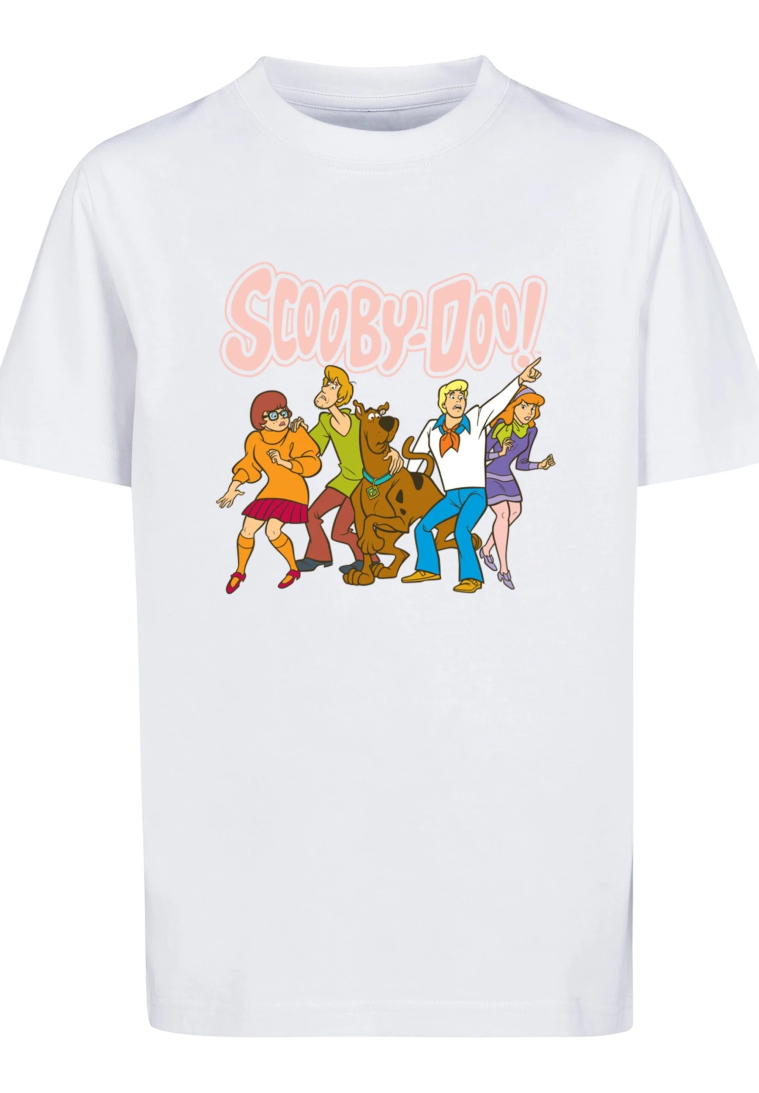 F4NT4STIC Scooby Doo Classic Group - T-Shirt Print - White 8 F4NT4STIC Scooby Doo Classic Group - T-Shirt Print - White - Afbeelding 6
