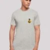 F4NT4STIC Rubber Duck Captain - T-Shirt Print - Heather Grey