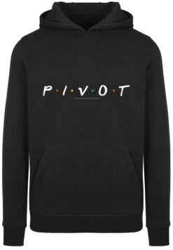 F4NT4STIC Friends Tv Serie Pivot Logo - Hoodie - Black -F4Nt4Stic 73c7e46a09fe47739d580d19a733db71