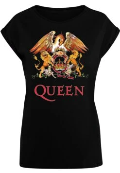 F4NT4STIC Queen Classic Crest - T-Shirt Print - Schwarz