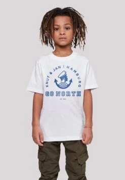 F4NT4STIC Go North Knut Jan Hamburg Logo - T-Shirt Print - Weiß 10 F4NT4STIC Go North Knut Jan Hamburg Logo - T-Shirt Print - Weiß -F4Nt4Stic 748abc2e210b4a25b105a4b1e4990bb2