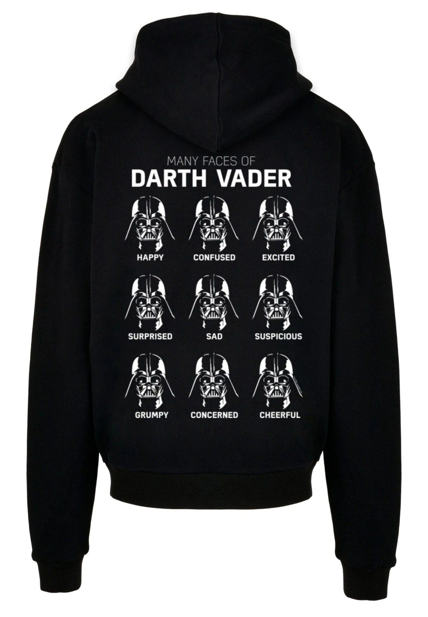F4NT4STIC Tar Wars The Many Faces Of Darth Vader - Sweater - Black 9 F4NT4STIC Tar Wars The Many Faces Of Darth Vader - Sweater - Black - Afbeelding 7