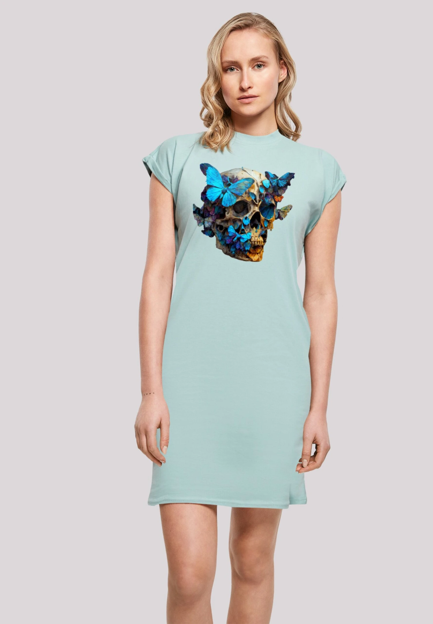 F4NT4STIC Skull- Jerseyjurk - Bluemint 3 F4NT4STIC Skull- Jerseyjurk - Bluemint