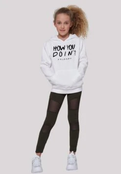 F4NT4STIC Friends Tv Serie How You Doin - Hoodie - White